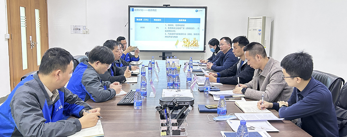 高埗鎮黨委副書記、鎮長謝偉良一行蒞臨貝洛新材走訪調研