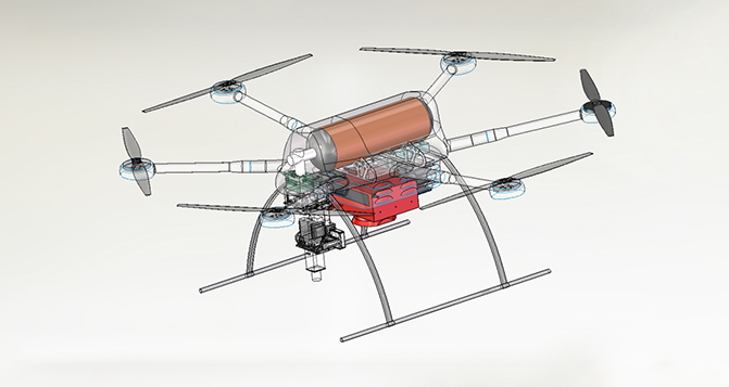 氫動力無人機及其燃料電池系統