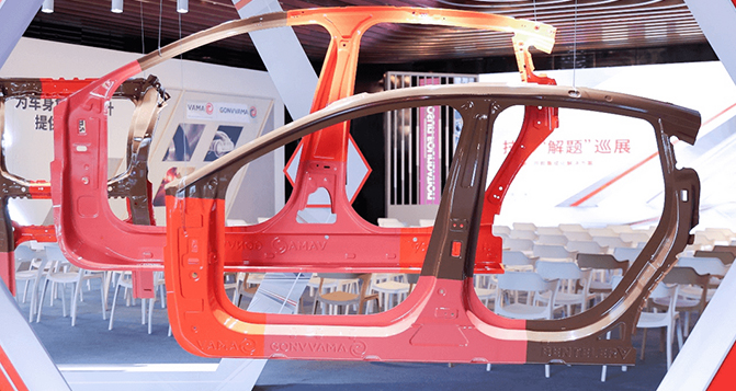 多零件集成 重構車身制造新模式