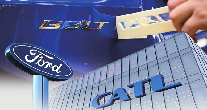 美產(chǎn)電動汽車離不開中國電池